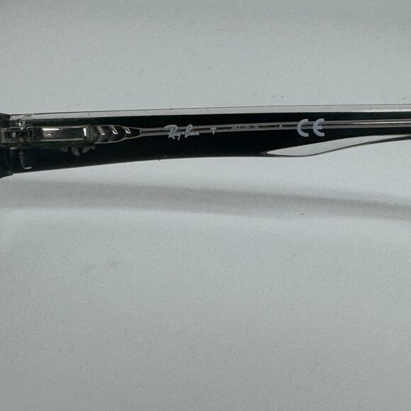 Ray-Ban Rb5169 2034 Polished Black Rectangle Eyeglasses Frames 54-16-140 H14094 - Picture 6 of 7